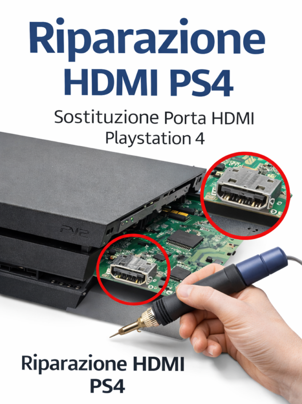 Riparazione HDMI PS4